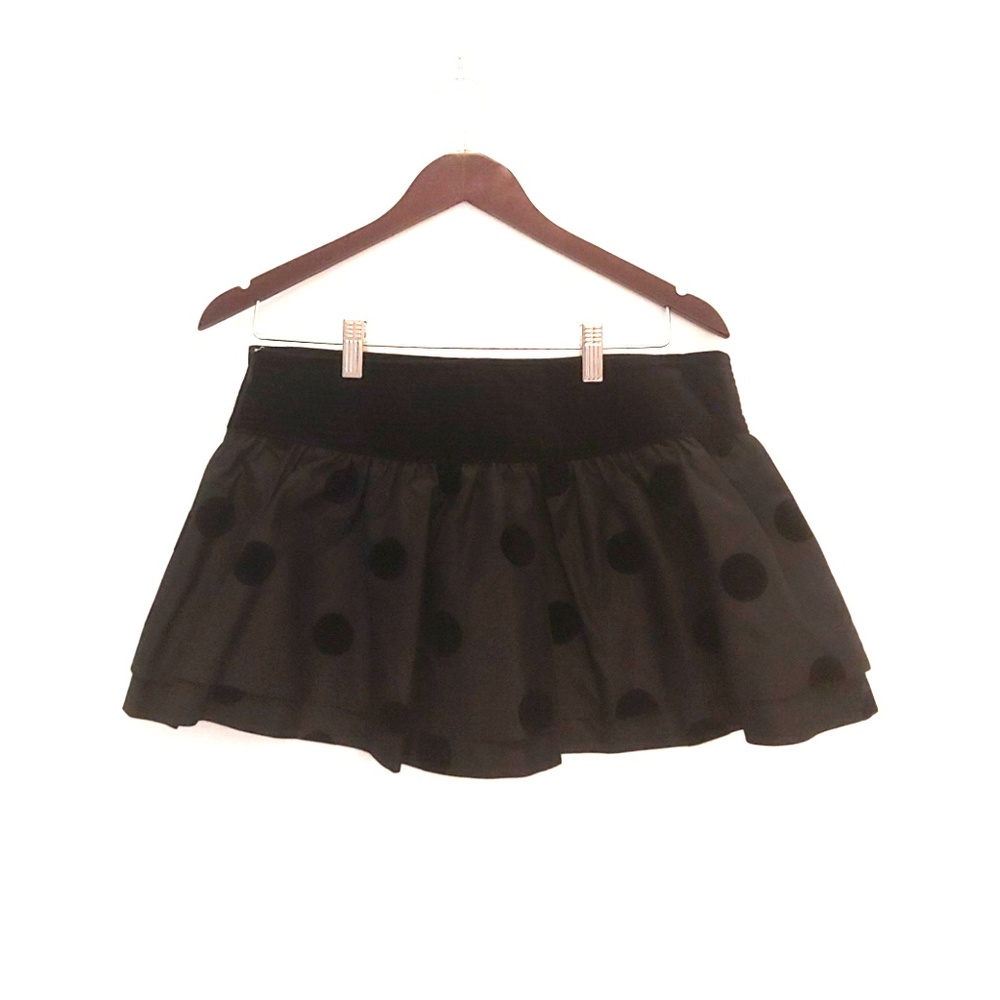 Victoria's secrets pink black polka dot skirt